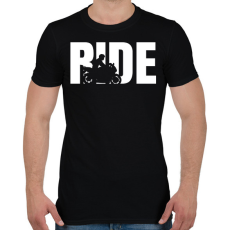PRINTFASHION Ride - Férfi póló - Fekete