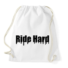 PRINTFASHION Ride Hard - Sportzsák, Tornazsák - Fehér tornazsák