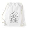 PRINTFASHION Ride or Die - Sportzsák, Tornazsák - Fehér