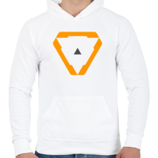 PRINTFASHION Ring of Elysium Logó - Férfi kapucnis pulóver - Fehér férfi pulóver, kardigán