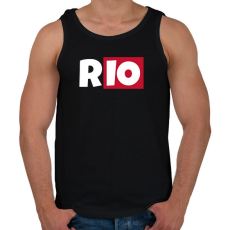 PRINTFASHION RIO - Férfi atléta - Fekete