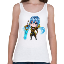 PRINTFASHION Riven - Női atléta - Fehér női trikó