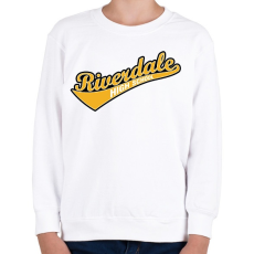 PRINTFASHION Riverdale logo - Gyerek pulóver - Fehér