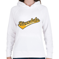 PRINTFASHION Riverdale logo - Női kapucnis pulóver - Fehér