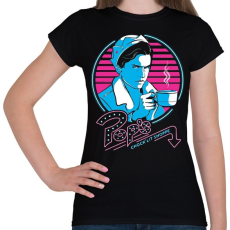 PRINTFASHION Riverdale Pop's - Női póló - Fekete