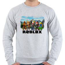 PRINTFASHION Roblox - Férfi pulóver - Sport szürke férfi pulóver, kardigán