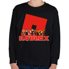 PRINTFASHION roblox - Gyerek pulóver - Fekete