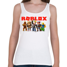 PRINTFASHION Roblox - Női atléta - Fehér női trikó