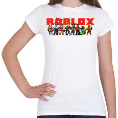 PRINTFASHION Roblox - Női póló - Fehér