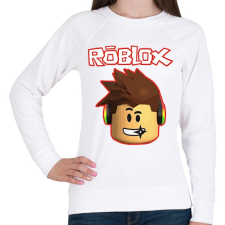 PRINTFASHION Roblox - Női pulóver - Fehér női pulóver, kardigán