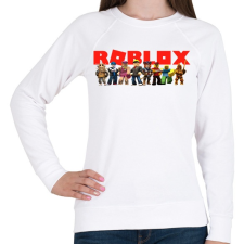 PRINTFASHION Roblox - Női pulóver - Fehér női pulóver, kardigán