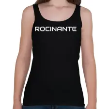 PRINTFASHION ROCINANTE - Női atléta - Fekete női trikó