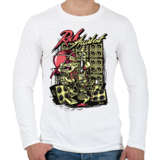 PRINTFASHION Rock accident - graffiti style - Férfi hosszú ujjú póló - Fehér férfi póló