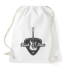 PRINTFASHION rock gitár - Sportzsák, Tornazsák - Fehér