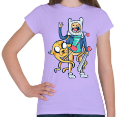 PRINTFASHION Rock'n'roll - Női póló - Viola