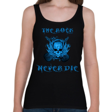 PRINTFASHION rock never die4 - Női atléta - Fekete női trikó