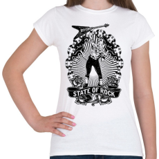 PRINTFASHION Rock - Női póló - Fehér