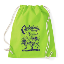 PRINTFASHION Rockabilly baby - Sportzsák, Tornazsák - Limezöld tornazsák