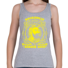 PRINTFASHION Rockabilly borbély - Női atléta - Sport szürke női trikó