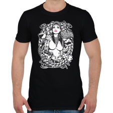 PRINTFASHION Rocker fantasy tattoo art - Férfi póló - Fekete férfi póló