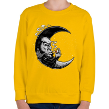 PRINTFASHION Rocker hold - Gyerek pulóver - Sárga gyerek pulóver, kardigán