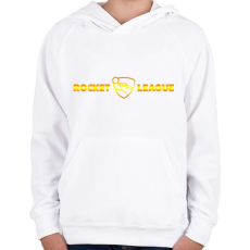 PRINTFASHION Rocket League - Gyerek kapucnis pulóver - Fehér