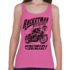 PRINTFASHION Rocketman - Női atléta - Rózsaszín