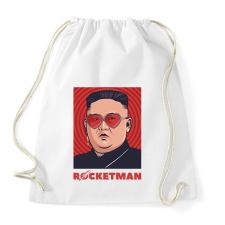 PRINTFASHION ROCKETMAN - Sportzsák, Tornazsák - Fehér tornazsák