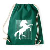 PRINTFASHION Rodeo - white - Sportzsák, Tornazsák - Sötétzöld