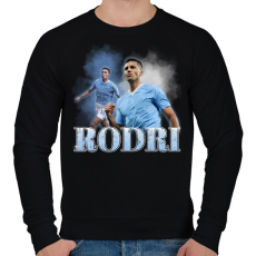 PRINTFASHION Rodri - Férfi pulóver - Fekete