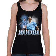 PRINTFASHION Rodri - Női atléta - Fekete női trikó