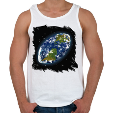 PRINTFASHION Rögbi világ - Férfi atléta - Fehér