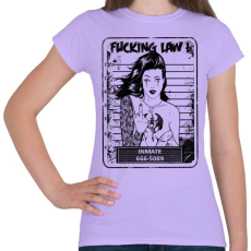 PRINTFASHION Rohadt törvény - Női póló - Viola