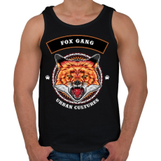 PRINTFASHION Róka banda  - Férfi atléta - Fekete