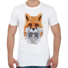 PRINTFASHION róka - Férfi póló - Fehér férfi póló