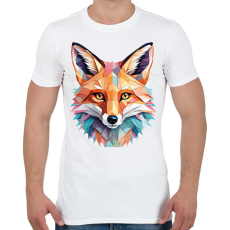 PRINTFASHION Róka  - Férfi póló - Fehér