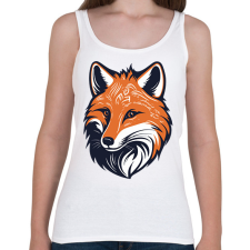 PRINTFASHION Róka  - Női atléta - Fehér női trikó