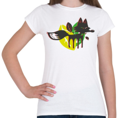 PRINTFASHION Róka - ősz - Női póló - Fehér