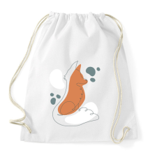 PRINTFASHION Róka - Sportzsák, Tornazsák - Fehér tornazsák