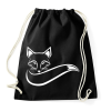 PRINTFASHION Róka  - Sportzsák, Tornazsák - Fekete