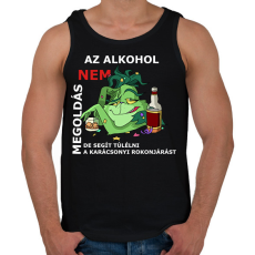 PRINTFASHION Rokonjárás - Férfi atléta - Fekete