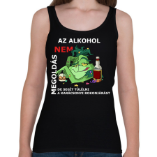 PRINTFASHION Rokonjárás - Női atléta - Fekete női trikó