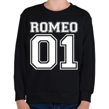 PRINTFASHION Romeo 01 - Gyerek pulóver - Fekete gyerek pulóver, kardigán