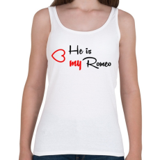 PRINTFASHION Rómeó - Női atléta - Fehér