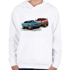 PRINTFASHION Roncsderbi - Gyerek kapucnis pulóver - Fehér gyerek pulóver, kardigán