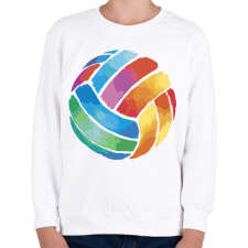 PRINTFASHION Röplabda - Gyerek pulóver - Fehér gyerek pulóver, kardigán