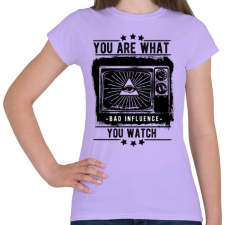 PRINTFASHION Rossz hatás - Női póló - Viola női póló
