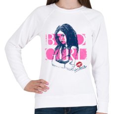 PRINTFASHION Rossz lány - Női pulóver - Fehér