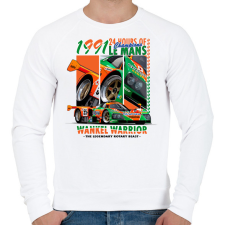 PRINTFASHION ROTARY LEGEND - MAZDA 787B - Férfi pulóver - Fehér férfi pulóver, kardigán