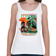 PRINTFASHION ROTARY LEGEND - MAZDA 787B - Női atléta - Fehér női trikó
